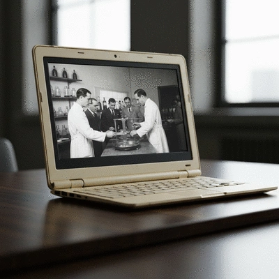 Person typing on a keyboard with a search engine results page on the screen, illustrating SEO content writing