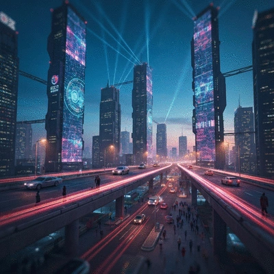 Icônes juridiques sur un écran d'ordinateur portable symbolisant la conformité internationale